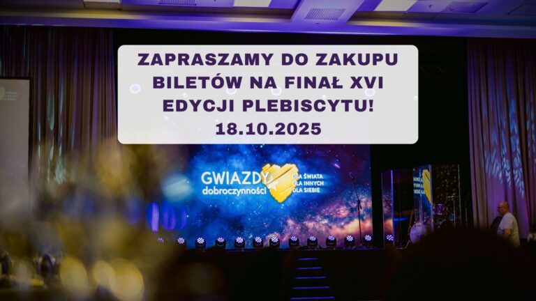 Zaproszenie na Bal Charytatywny Gwiazdy Dobroczynności